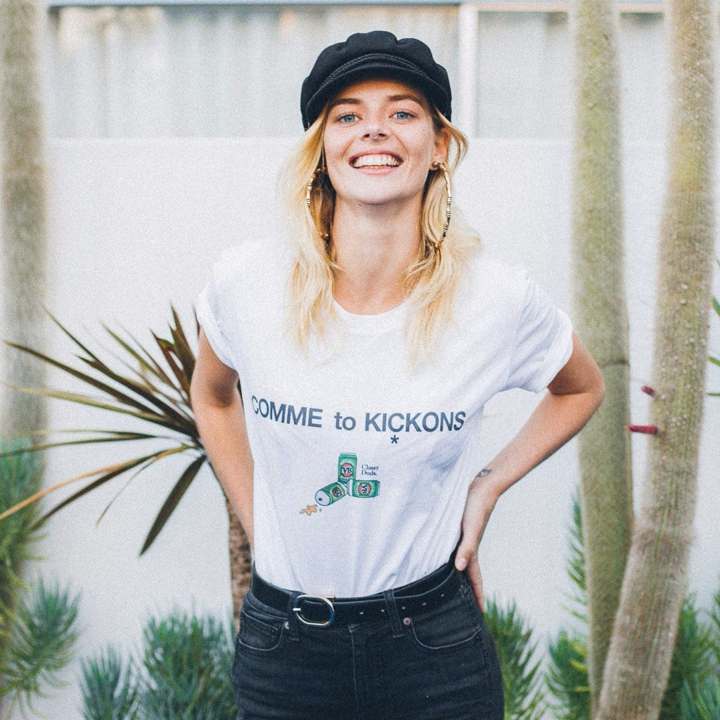 Classy Duds Short Sleeve T-Shirts Comme To Kickons Tee