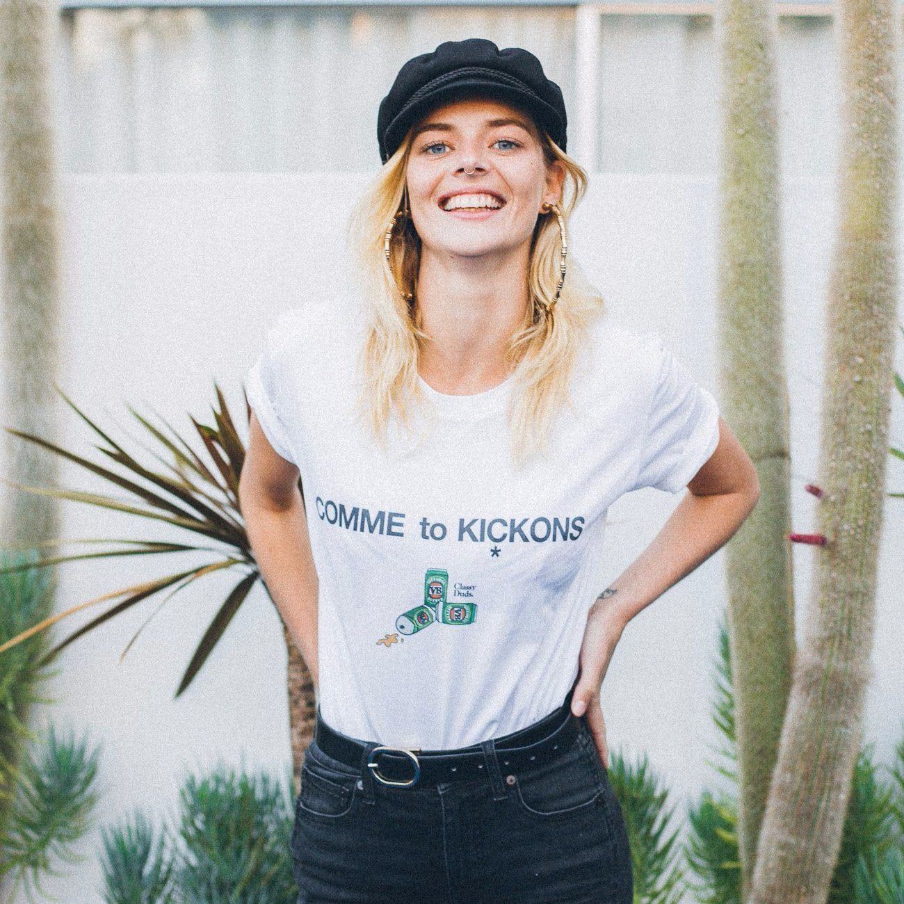 Classy Duds Short Sleeve T-Shirts Comme To Kickons Tee