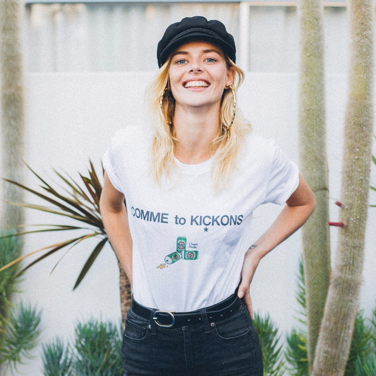 Classy Duds Short Sleeve T-Shirts Comme To Kickons Tee