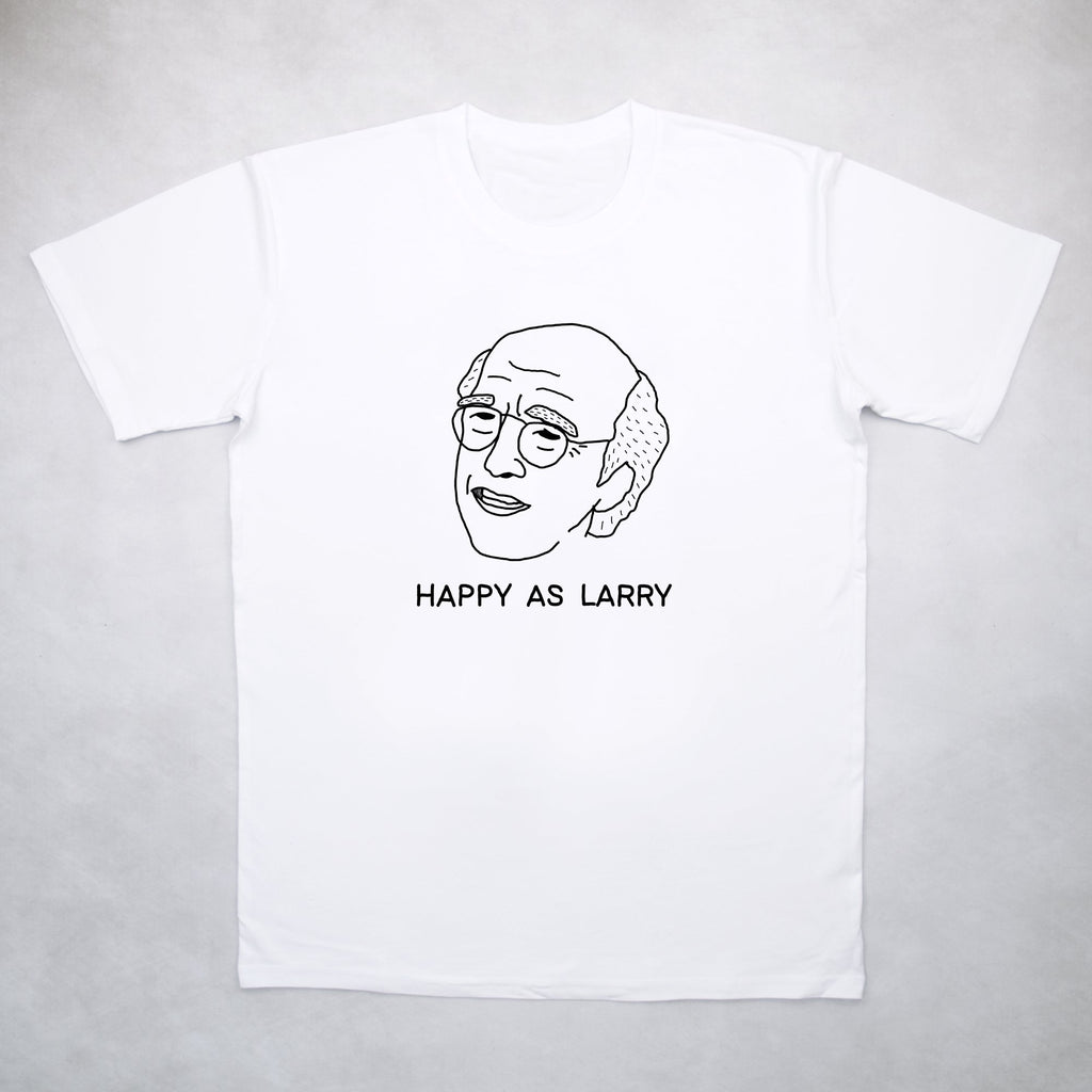 Classy Duds Short Sleeve T-Shirts Happy As Larry Tee