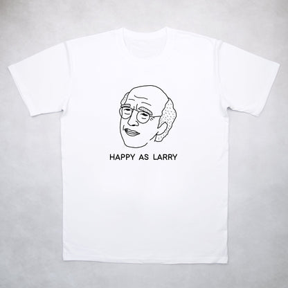 Classy Duds Short Sleeve T-Shirts Happy As Larry Tee