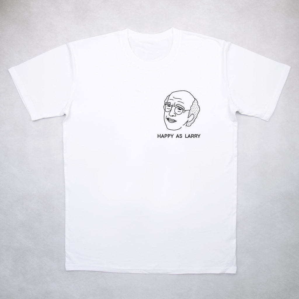 Classy Duds Short Sleeve T-Shirts Happy As Larry Tee