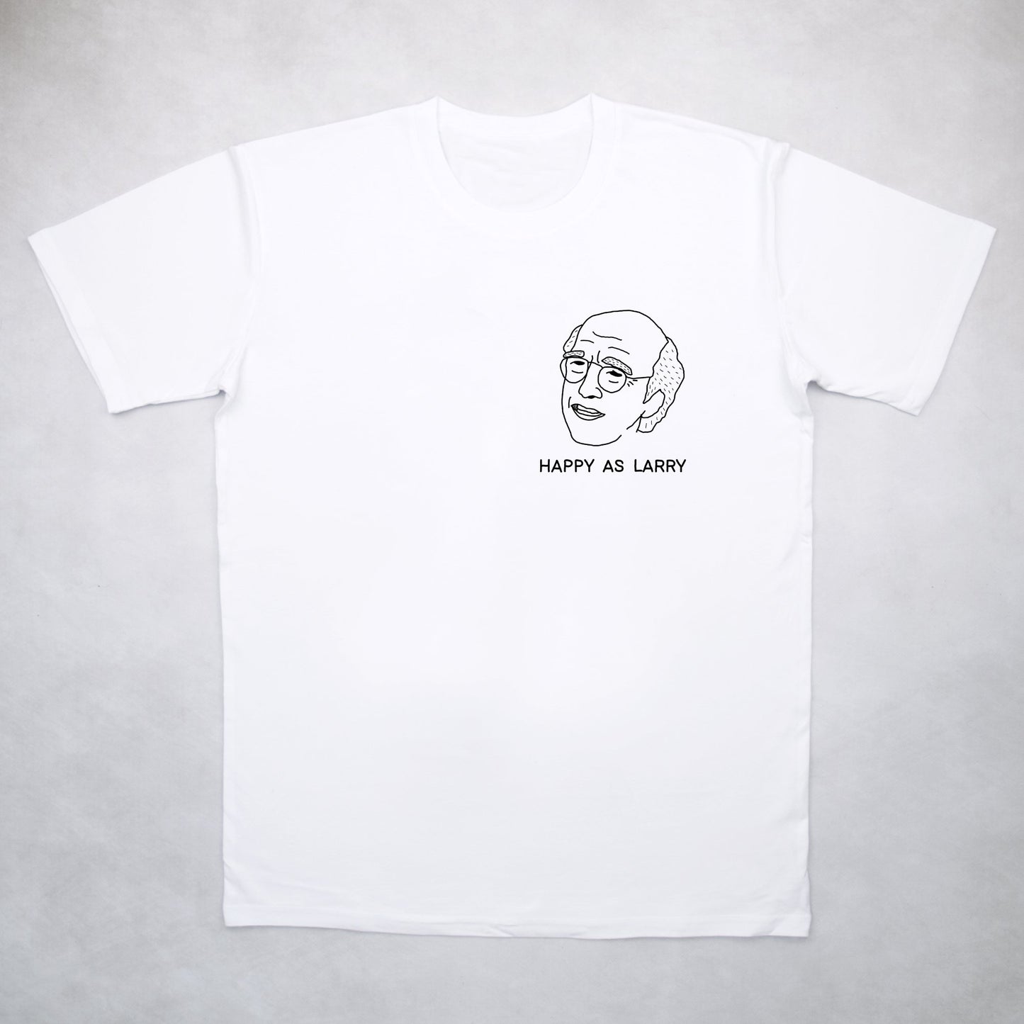 Classy Duds Short Sleeve T-Shirts Happy As Larry Tee