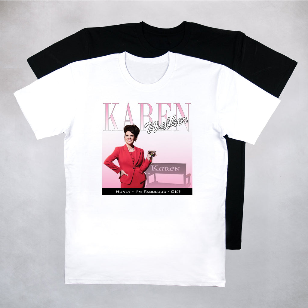 Classy Duds Short Sleeve T-Shirts Karen Walker Commemorative Classic Tee