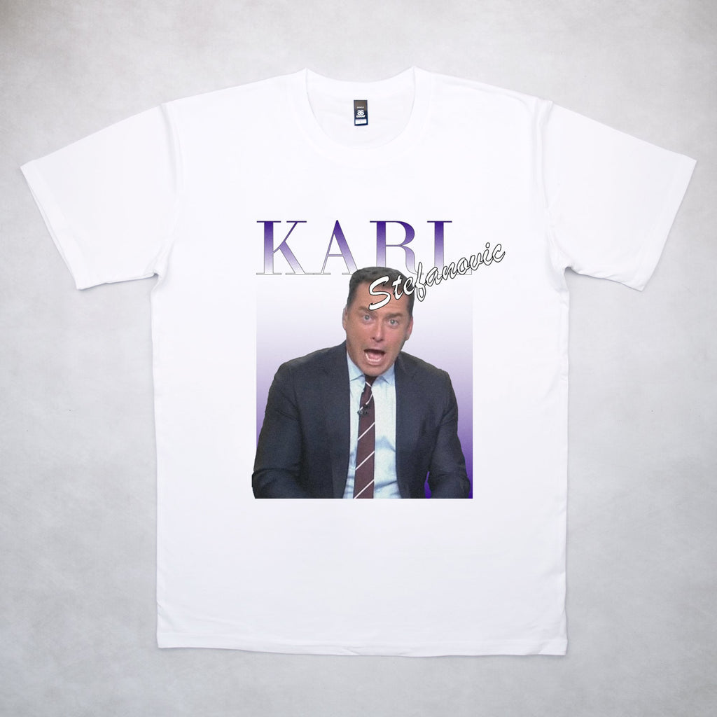 Classy Duds Short Sleeve T-Shirts Karl Stefanovic Commemorative Classic Tee