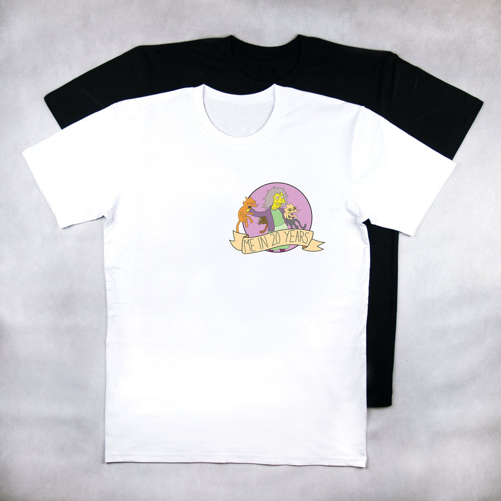 Classy Duds Short Sleeve T-Shirts Me In 20 Years Tee