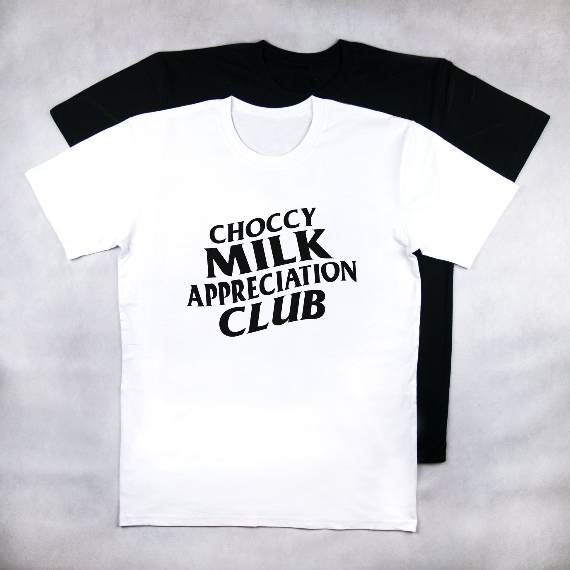 Classy Duds Short Sleeve T-Shirts S / Black / Standard Choccy Milk Appreciation Club Tee