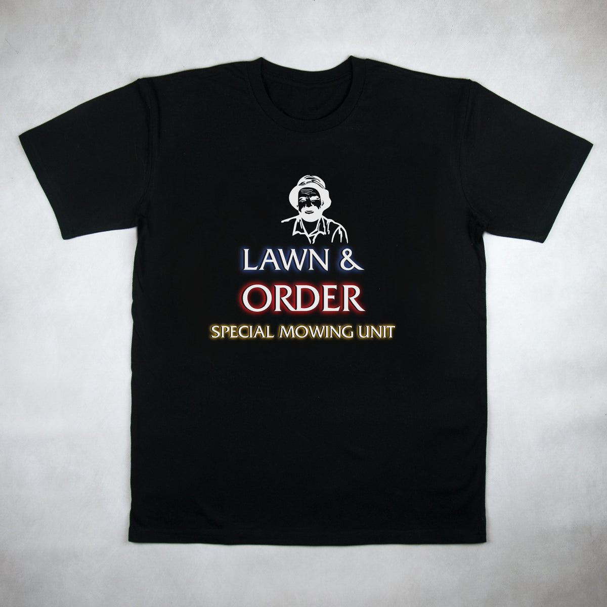 Classy Duds Short Sleeve T-Shirts S / Black / Standard Lawn & Order Tee