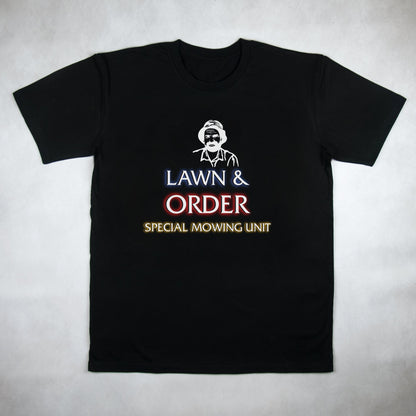 Classy Duds Short Sleeve T-Shirts S / Black / Standard Lawn & Order Tee