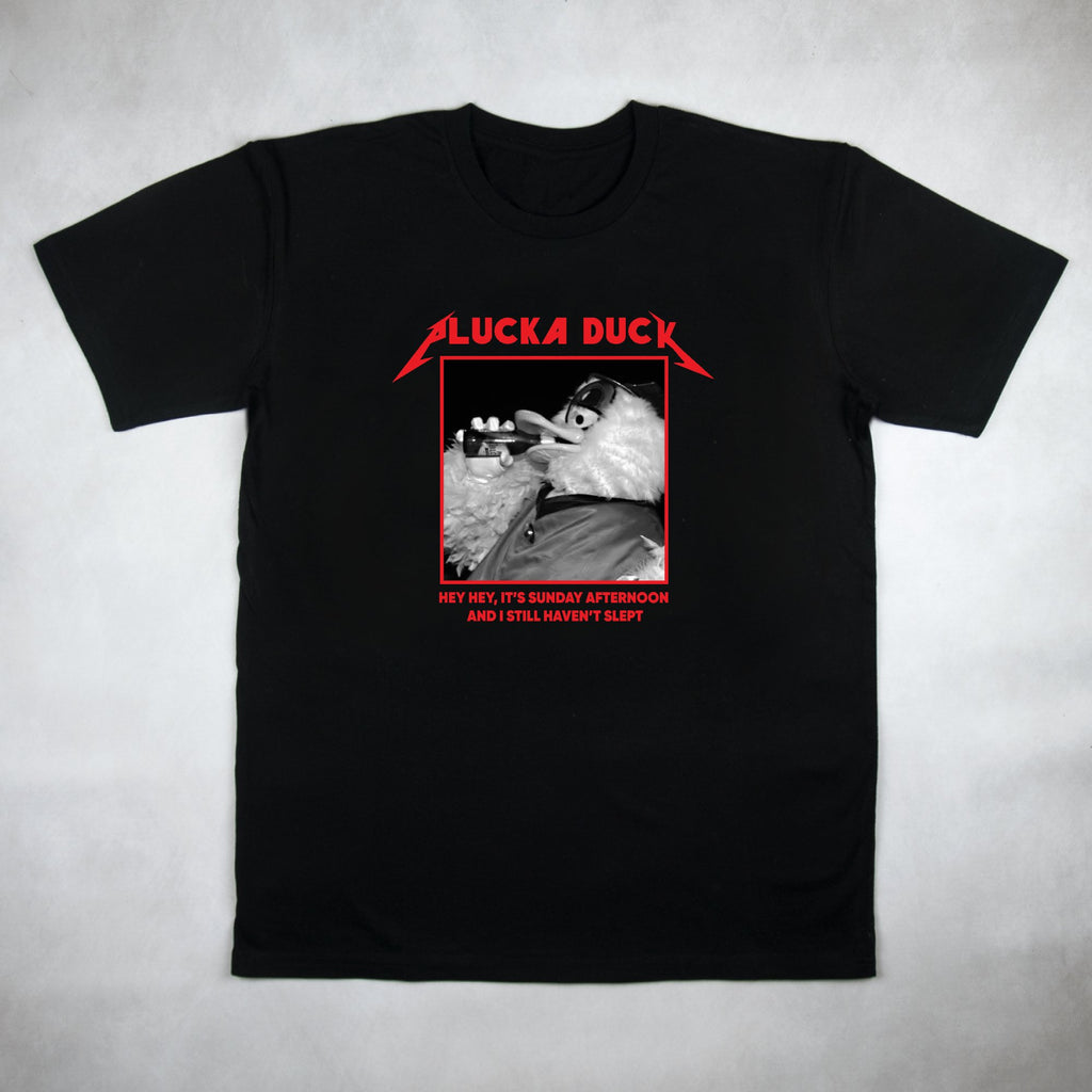 Classy Duds Short Sleeve T-Shirts S / Black / Standard Plucka Duck Tee