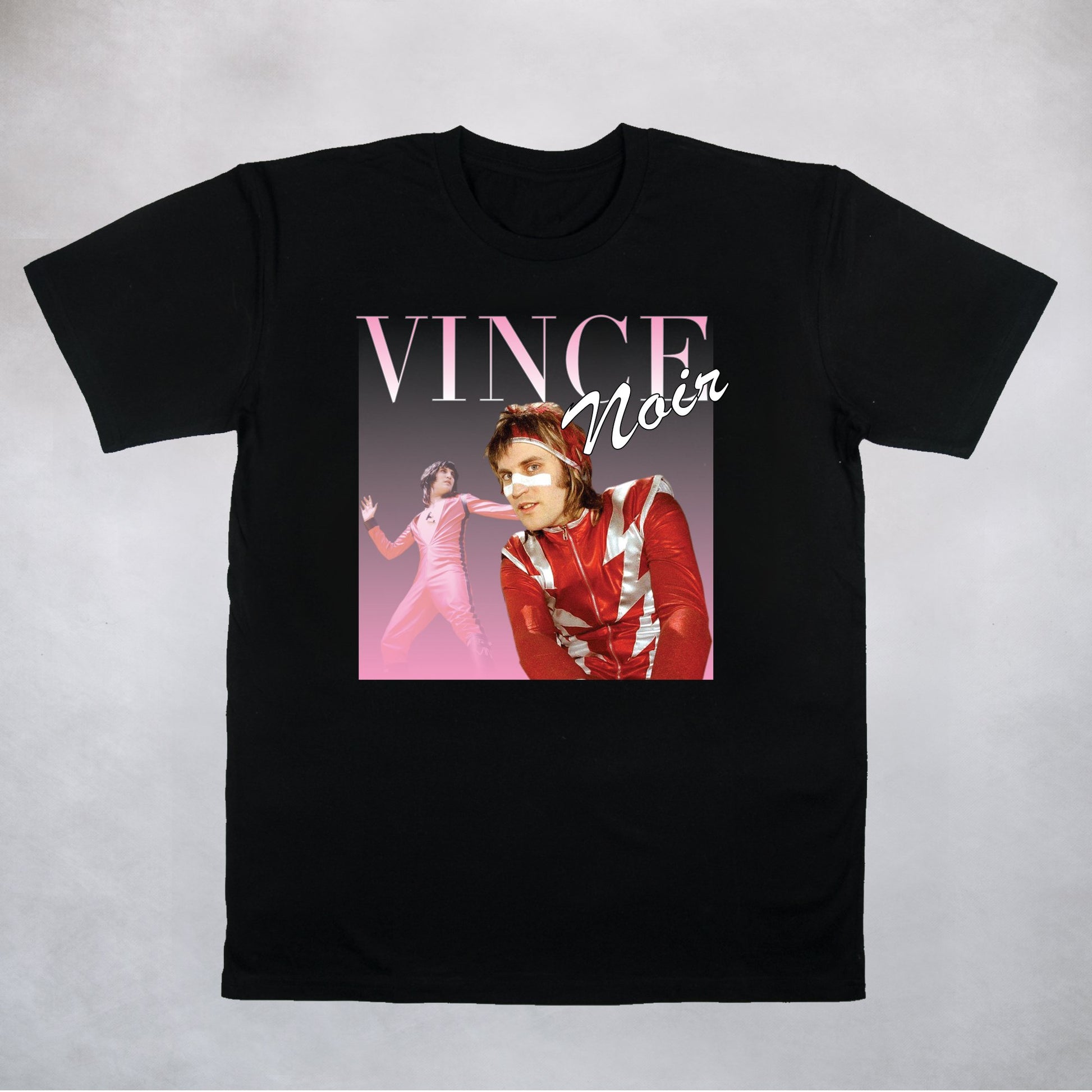 Classy Duds Short Sleeve T-Shirts S / Black / Standard Vince Noir Commemorative Classic Tee