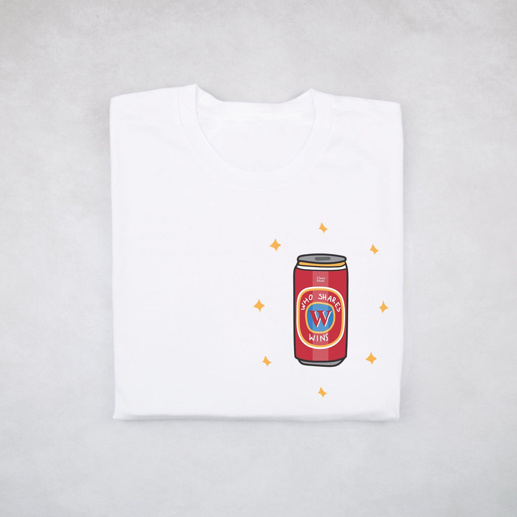 Classy Duds Short Sleeve T-Shirts S / Standard Who Shares Wins Pocket Tee