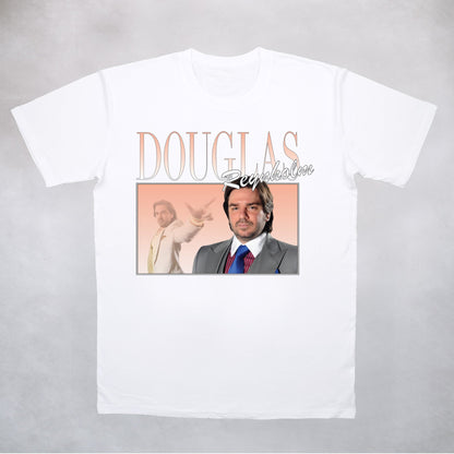 Classy Duds Short Sleeve T-Shirts S / White / Standard Douglas Reynholm Commemorative Classic Classic Tee