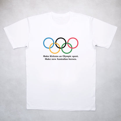 Classy Duds Short Sleeve T-Shirts S / White / Standard The Olympic Petition Tee