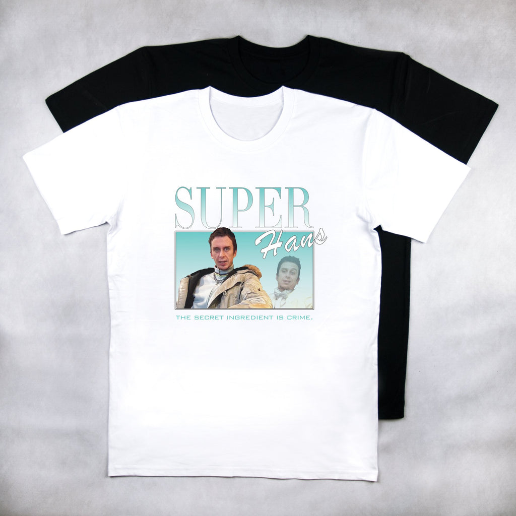 Classy Duds Short Sleeve T-Shirts Super Hans Commemorative Classics Tee