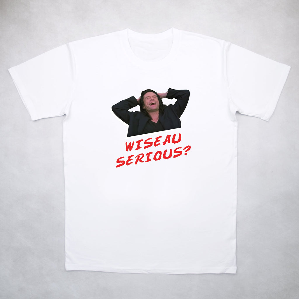 Classy Duds Short Sleeve T-Shirts Wiseau Serious Tee