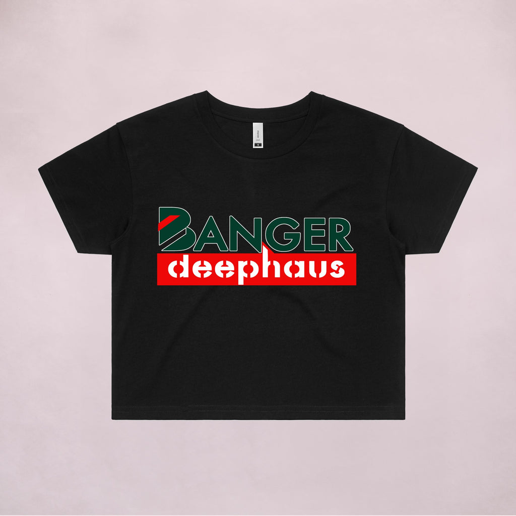 Ogo Merch Crop Tees Black / Extra Small Banger Deephaus Crop Tee