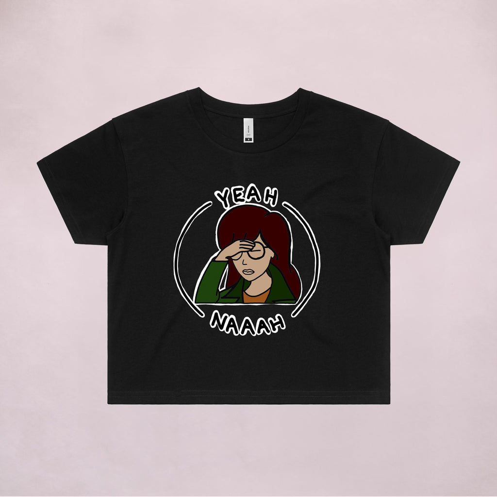 Ogo Merch Crop Tees Black / Extra Small Daria Crop Tee