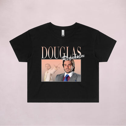 Ogo Merch Crop Tees Black / Extra Small Douglas Reynholm Commemorative Classic Crop Tee