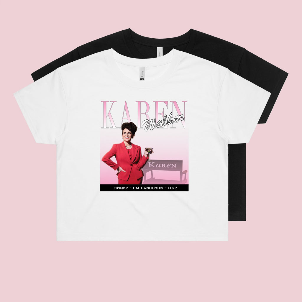 Ogo Merch Crop Tees Karen Walker Commemorative Classic Crop Tee