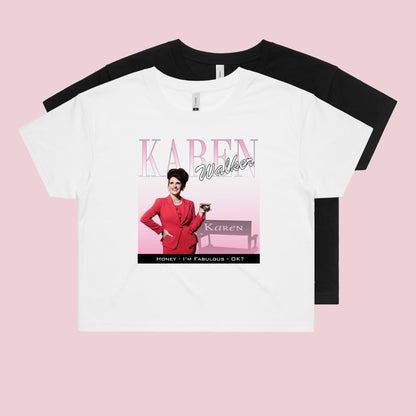 Ogo Merch Crop Tees Karen Walker Commemorative Classic Crop Tee