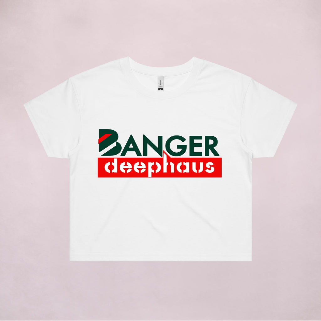 Ogo Merch Crop Tees White / Extra Small Banger Deephaus Crop Tee