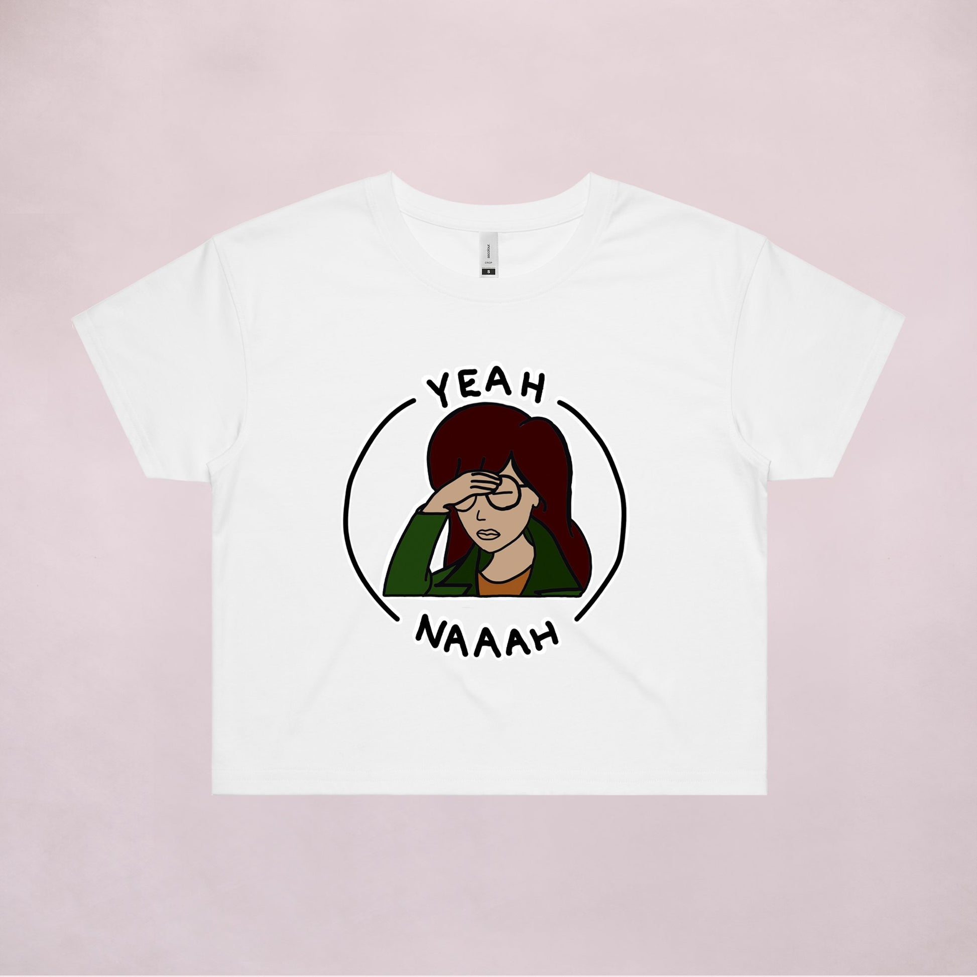 Ogo Merch Crop Tees White / Extra Small Daria Crop Tee