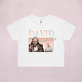 Ogo Merch Crop Tees White / Extra Small David Attenborough Commemorative Classics Crop Tee