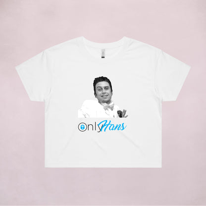 Ogo Merch Crop Tees White / Extra Small Only Hans Crop Tee