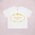 Ogo Merch Crop Tees White / Extra Small Pasta Crop Tee