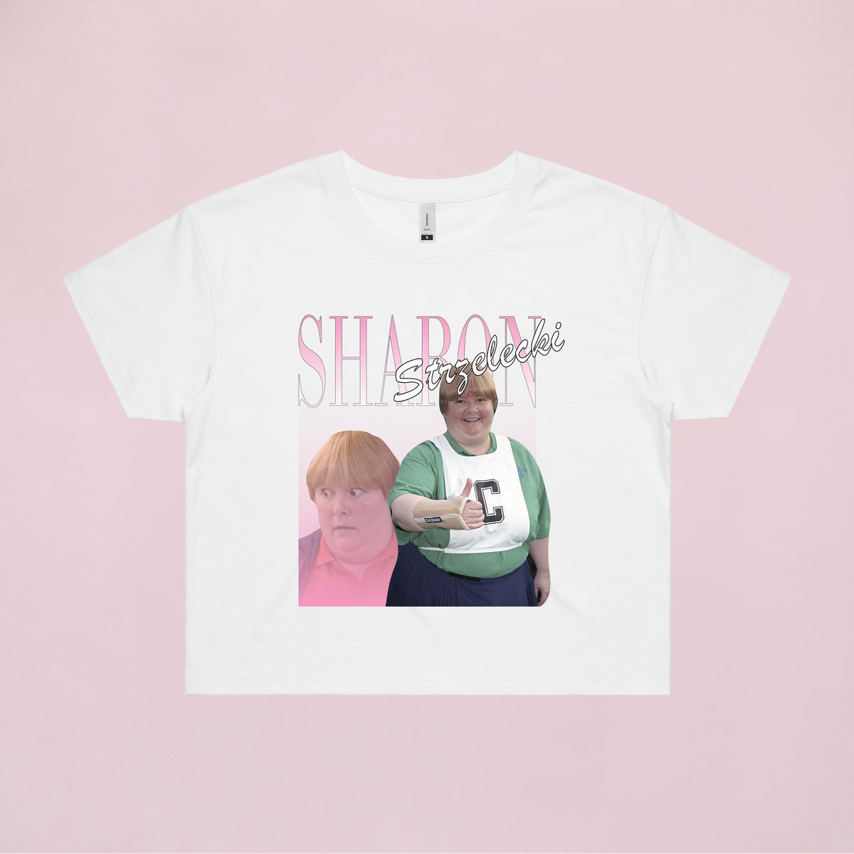 Ogo Merch Crop Tees White / Extra Small Sharon Strzelecki Commemorative Classic Crop Tee