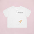 Ogo Merch Crop Tees White / Extra Small Stitched Up Crop Tee