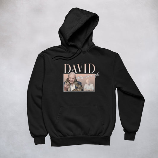 Ogo Merch Hoodie Black / XXS David Attenborough Commemorative Classics Hoodie
