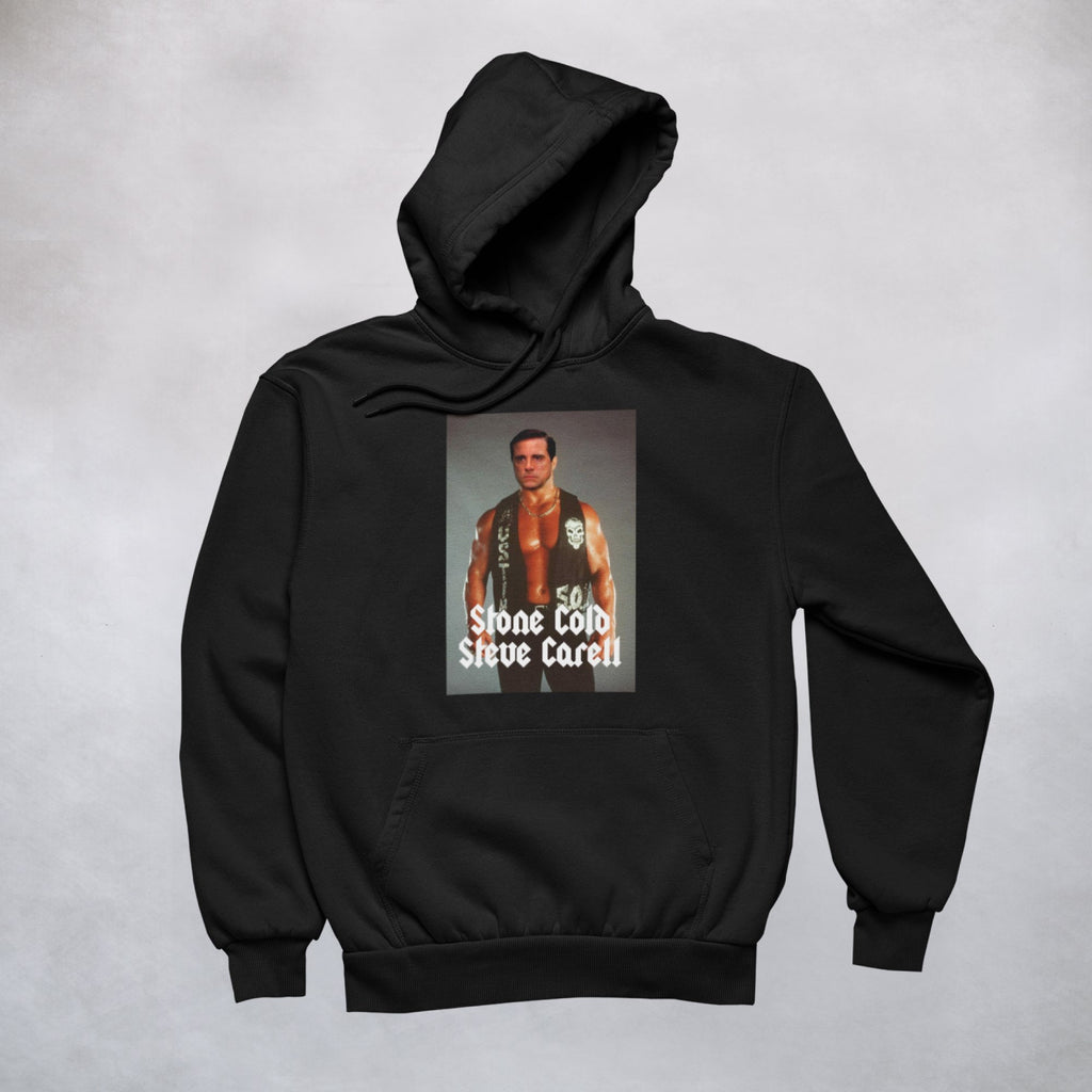 Ogo Merch Hoodie Black / XXS Stone Cold Steve Carell Hoodie