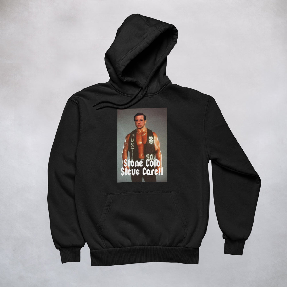 Ogo Merch Hoodie Black / XXS Stone Cold Steve Carell Hoodie