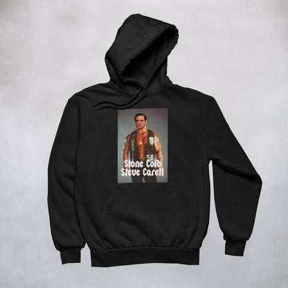 Ogo Merch Hoodie Black / XXS Stone Cold Steve Carell Hoodie