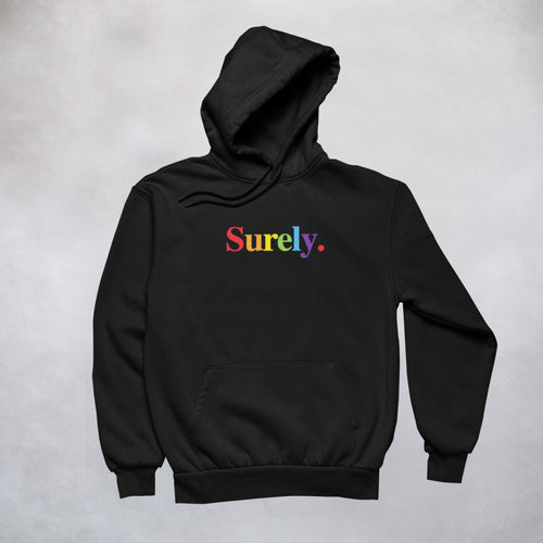 Ogo Merch Hoodie Black / XXS Surely Rainbow Hoodie
