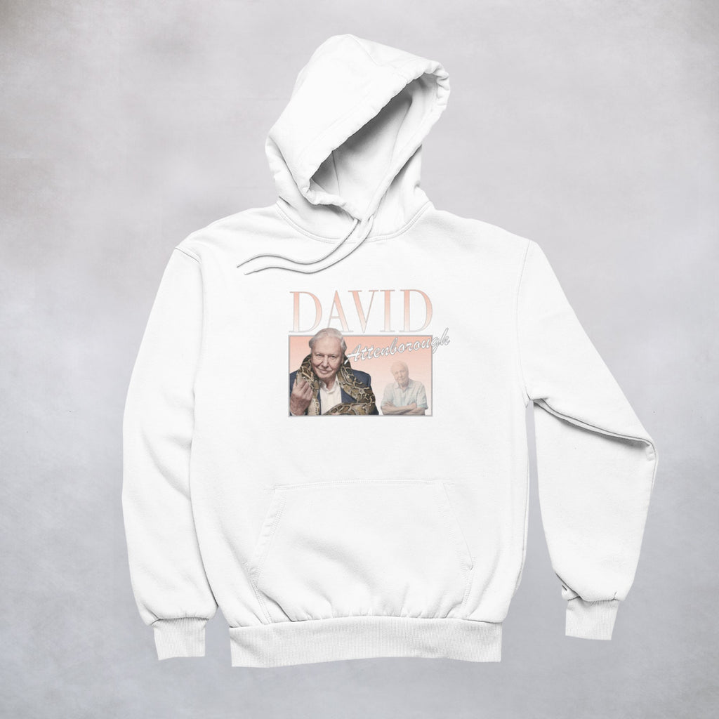 Ogo Merch Hoodie White / XXS David Attenborough Commemorative Classics Hoodie