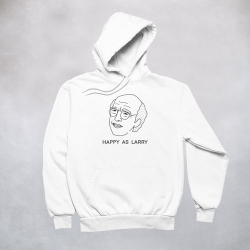Ogo Merch Hoodie White / XXS Happy As Larry Hoodie