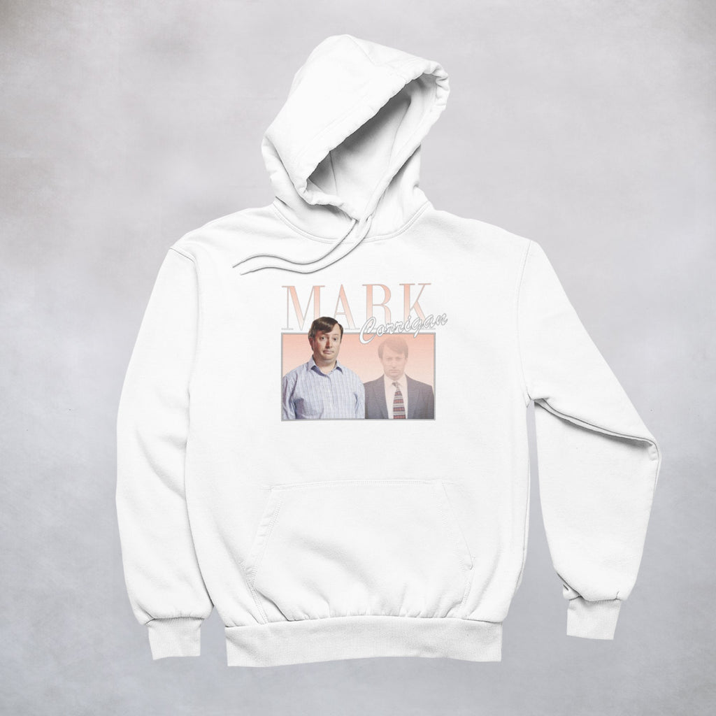Ogo Merch Hoodie White / XXS Mark Corrigan Commemorative Hoodie