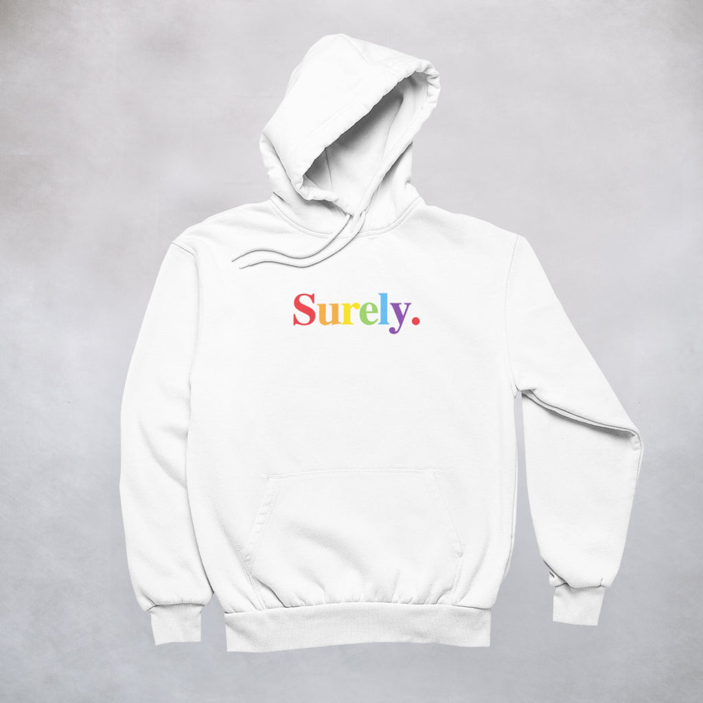 Ogo Merch Hoodie White / XXS Surely Rainbow Hoodie