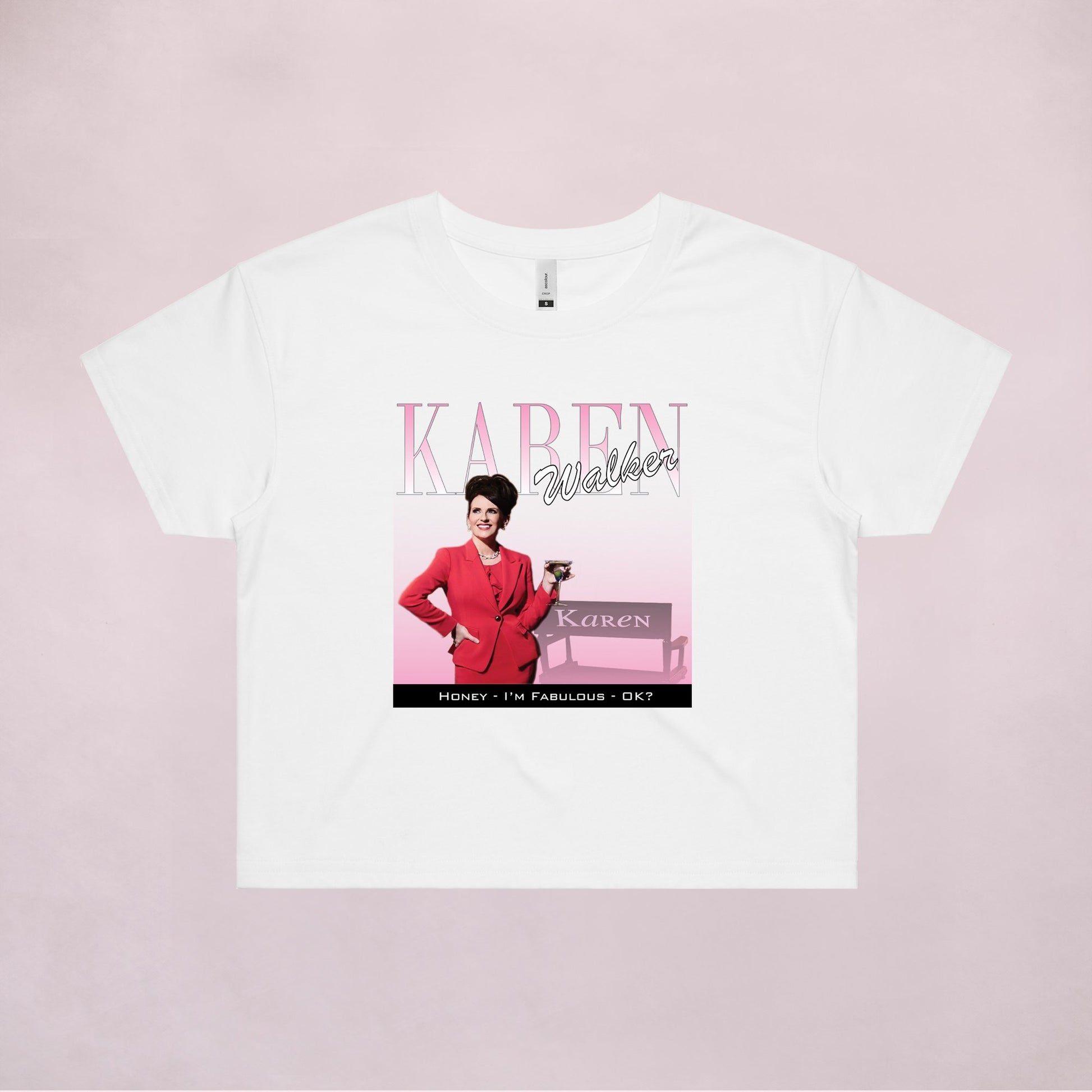 Ogo Merch Karen Walker Commemorative Classic Crop Tee