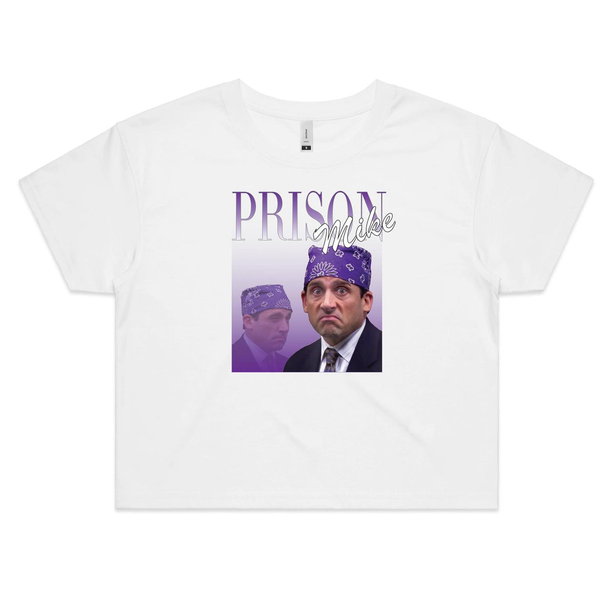 Ogo Merch White / Extra Small Prison Mike Commemorative Classic Crop Tee